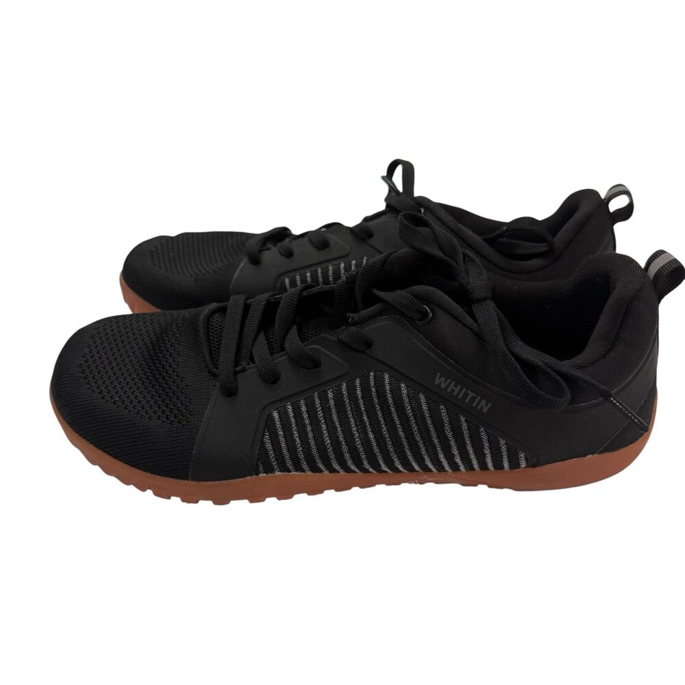 Whitin Barefoot Trail-Running Shoes Wide Toe-Box Zero Men 11 Wide 44 Black - Picture 2 of 11